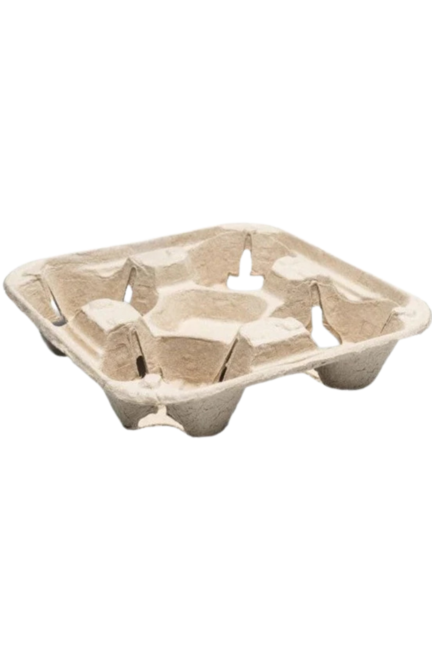 WS | Compostable 4 Cup Carrier - 300 Units