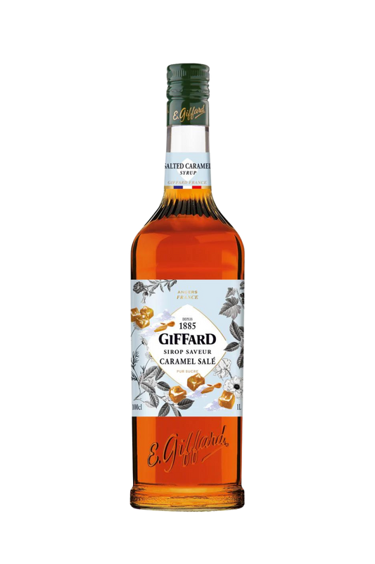 Giffard - Salted Caramel Syrup  - 2 x Glass Bottle Pack
