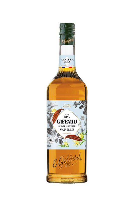 Giffard Syrups - Vanilla Syrup - 2 x Glass Bottle Pack