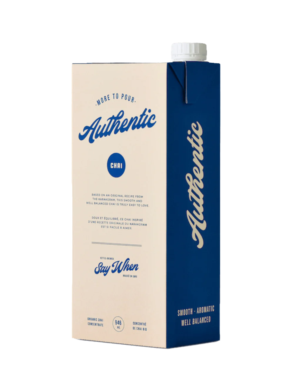 WS | Say When - Authentic Chai Concentrate - 32 oz | Unit