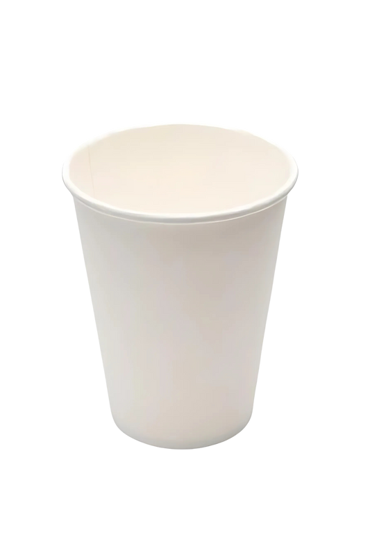 WS | 12 oz White Paper Cups - 1000 Units / Case