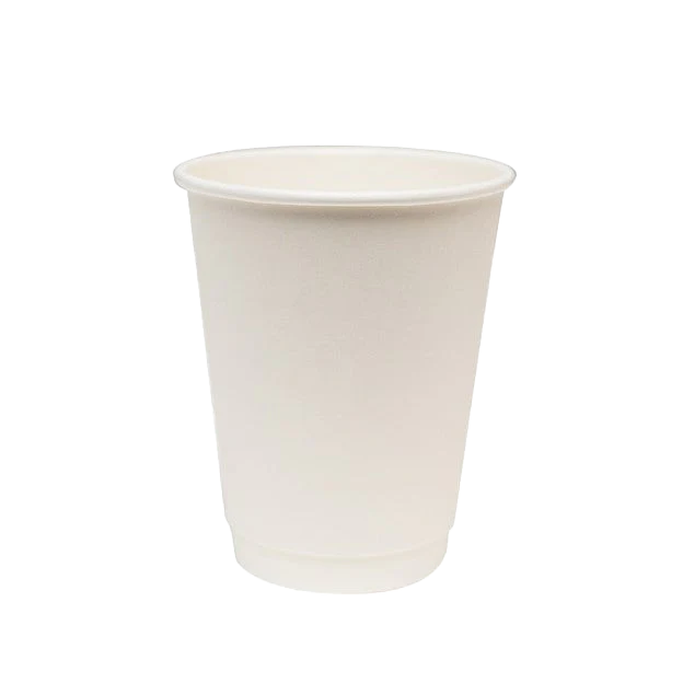WS | 12 oz White Paper Cups - 1000 Units / Case