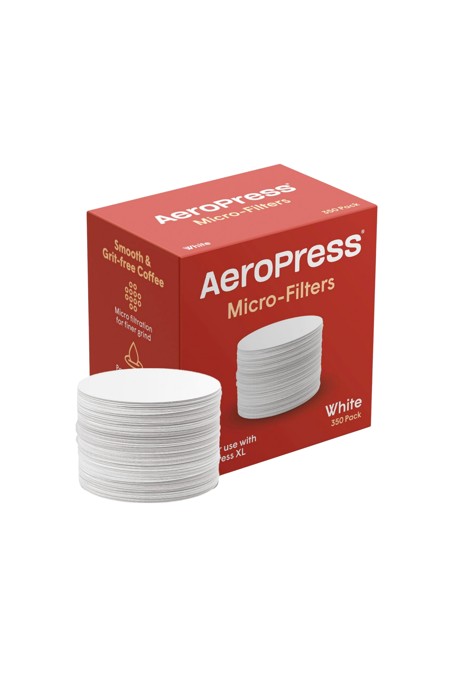 Aeropress - Standard White Paper Macro Filters, 350 Pack