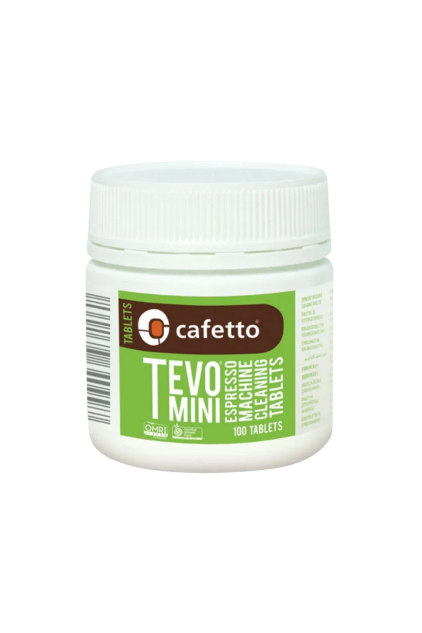 Cafetto - Tevo, Espresso Cleaning Tablets - 100 x 1.5 gram