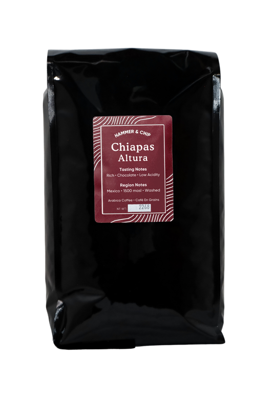 WS | Chiapas, Mexico - Single Origin, Dark - 2268 gram | Whole Bean