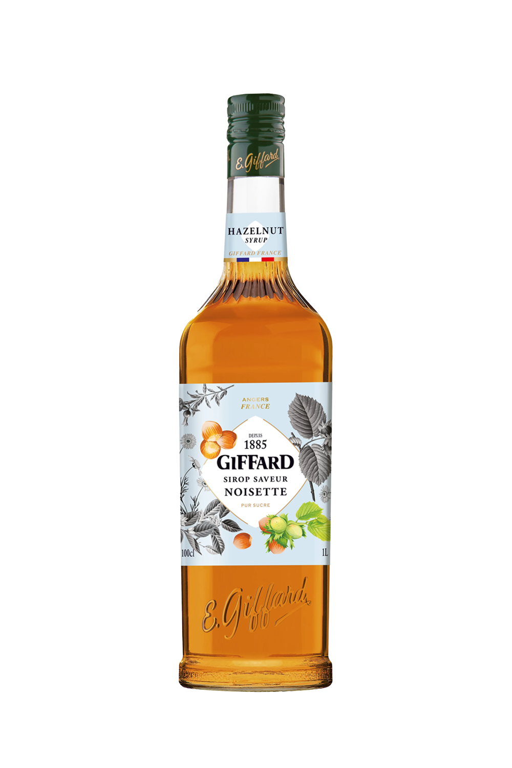 WS | Giffard Hazelnut Syrup Glass - 33.8 oz | Unit