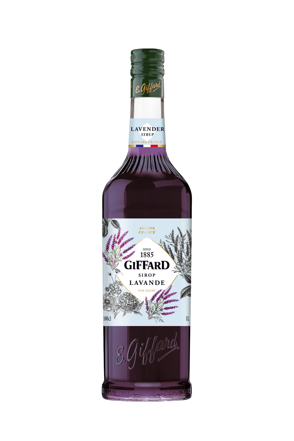 WS | Giffard Lavender Syrup Glass - 33.8 oz | Unit