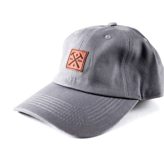Leather Patch Dad Hat - (O/S)