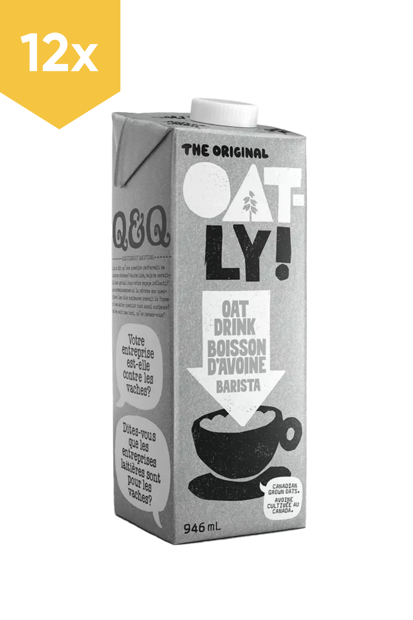 WS | Oatly Barista Oat M*lk - 32 oz x 12 Unit / Case