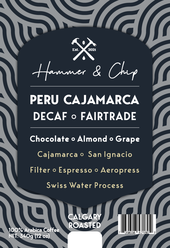 Peru Cajamarca - Fairtrade Swiss Water Decaf