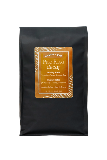 Palo Rosa - Sugar Cane Decaf, Medium-Dark - 2 LB